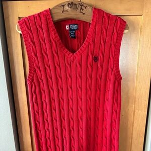 Boys Cable Knit Sweater Vest XL